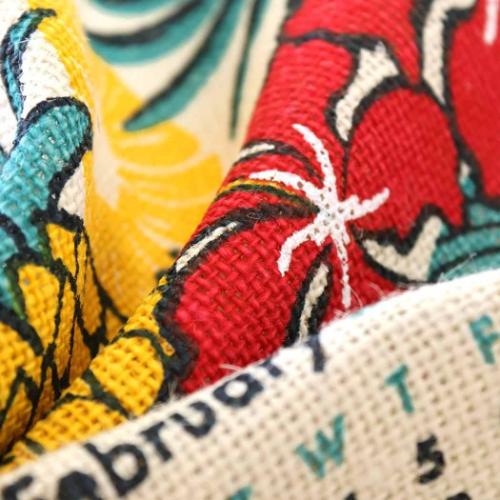 ジュートカレンダー ハワイアンボタニカル 2026Calendar 壁掛けカレンダー2026年 BLEACH インテリア 令和8年暦 メール便可