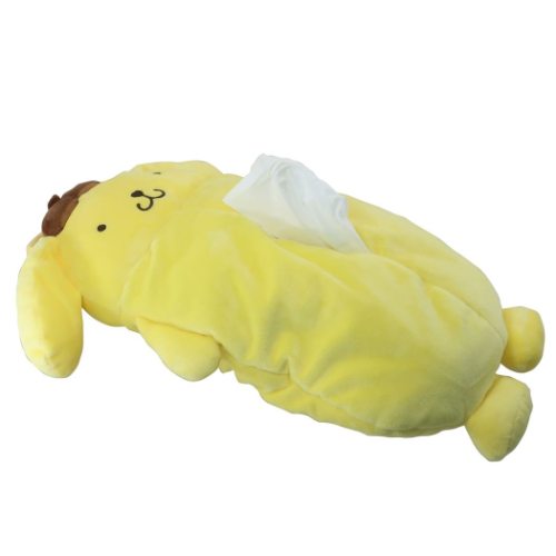 ポムポムプリン 吊り下げ ボックスティッシュケース 壁掛け ぬいぐるみ ティッシュカバー サンリオ キャラクター グッズ