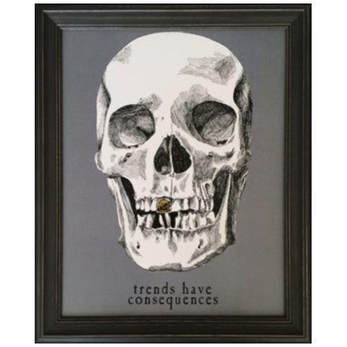 取寄品 送料無料 Urban Cricket インテリア アート インダストリアルスタイル Trends Have Consequences 額付きグッ