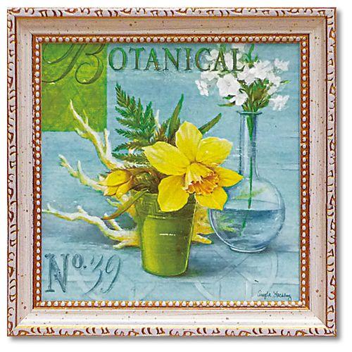 取寄品 フラワーアート ポスター ミニ ゲル アートフレーム スプリングフラワー アンジェラ・スターリング インテリアグッズ