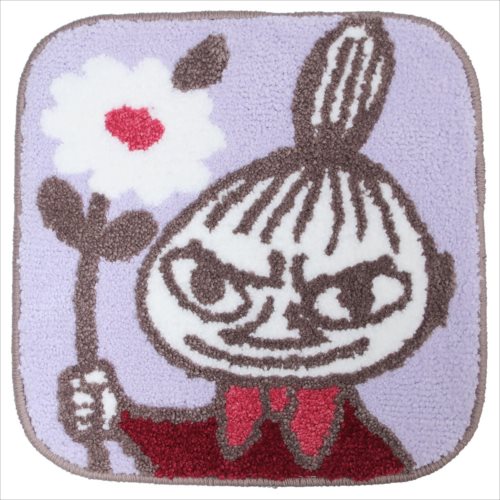 ムーミン ミニミニマット スクエアチェアシート 花を持つリトルミイ 北欧 キャラクター グッズ