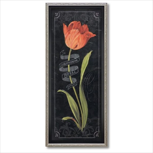取寄品 送料無料 リサ・オーディット フラワーアート Art Frames チュリパ ボタニカ2 インテリア グッズ