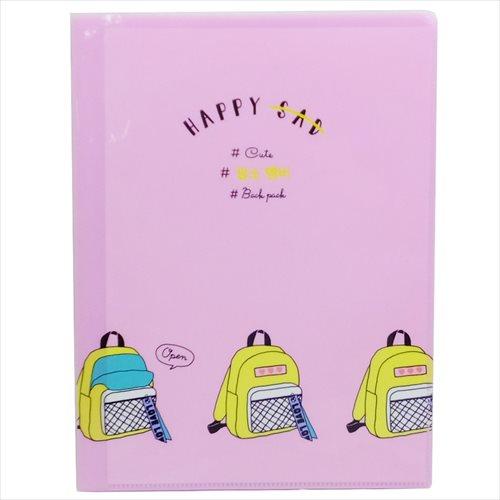 My Happy feeling ファイル 10ポケットA4クリアファイル BACK PACK かわいいグッズ通販