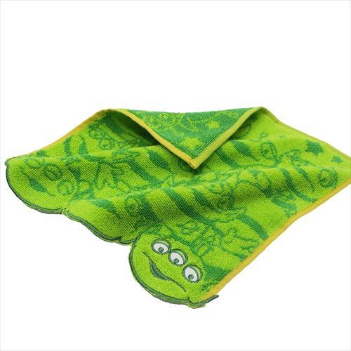 トイストーリー ミニタオル ジャガード ハンカチタオル エイリアンストラクチャ ディズニー 25×25cm キャラクター グッズ メール便可