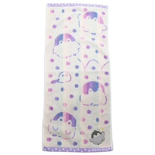 コウペンちゃん フェイスタオル ジャガードロングタオル いい事あるおまじない LINEクリエイターズ 34×80cm メール便可