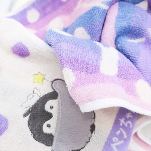 コウペンちゃん フェイスタオル ジャガードロングタオル いい事あるおまじない LINEクリエイターズ 34×80cm メール便可