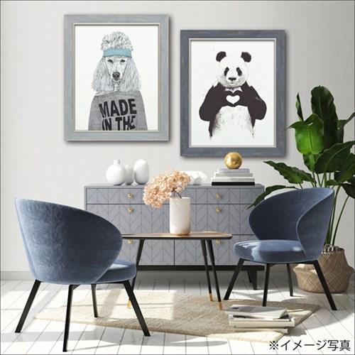 バラズス ショルティ 動物画 アートフレーム エイティーズ ビッチ 48x58cm インテリア グッズ 取寄品 送料無料