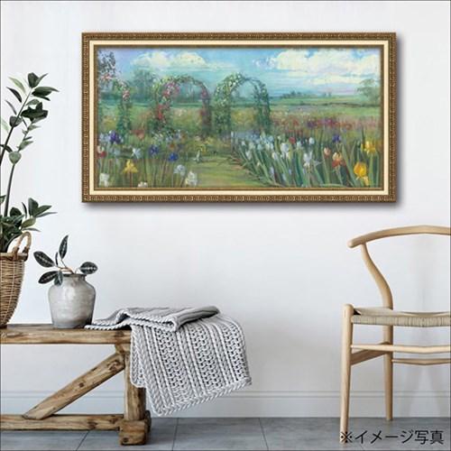 キャロル ローワン フラワーアート 額装品 カラフル チューリップ フィールド 98x53cm インテリア グッズ 取寄品 送料無料