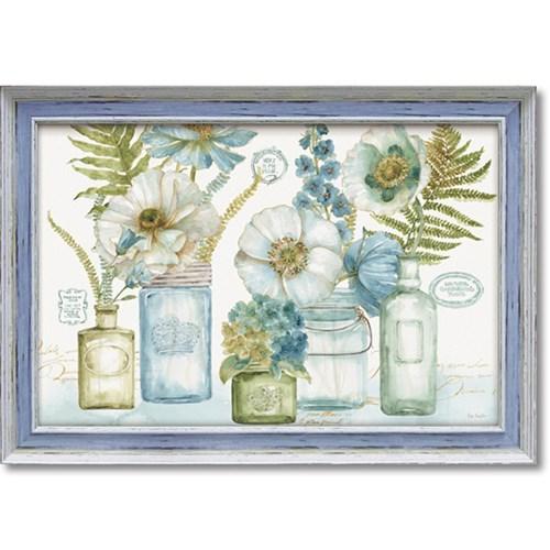 リサ オーディット フラワーアート 額装品 マイ グリーンハウス ブーケ 51x36cm インテリア グッズ 取寄品 送料無料