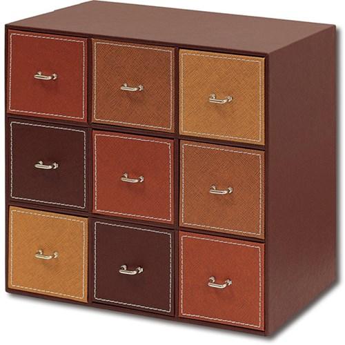 卓上収納 トレジャー チェスト ボックス 9段チェスト 26x24.5x10cm インテリア グッズ 取寄品 送料無料