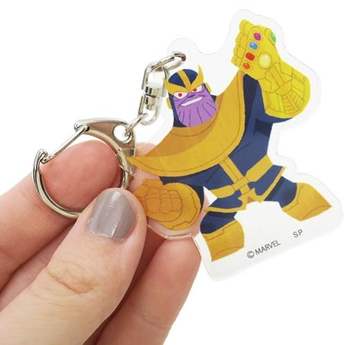 MARVEL × GuriHiru キーホルダー ダイカット アクリル キーリング サノス マーベル プチギフト キャラクター グッズ メール便可