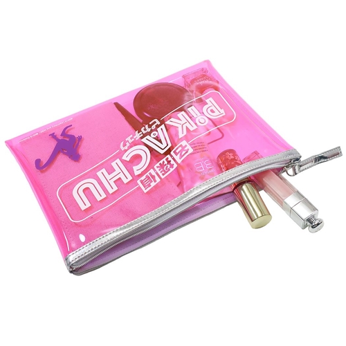 名探偵 ピカチュウ フラット ポーチ ネオン ポーチ ミュウツー ポケモン コスメポーチ キャラクター グッズ