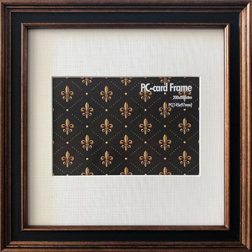 ポストカード用 フレーム 額縁 PC-card frame 200角サイズ 24×24×2cm ギフト 装飾 インテリア 取寄品