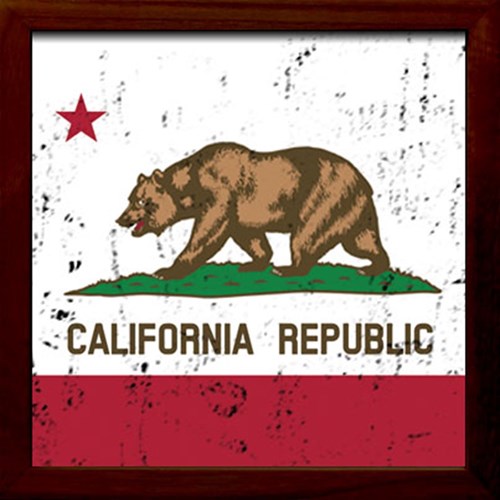 サインフレーム カフェ インテリア SIGN FRAME California Republic 22×22×2cm ギフト 装飾 インテリア 取寄品