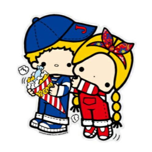 パティ&ジミー ホーム デコ シール ダイカット ウォールステッカー サンリオ 壁DECO キャラクター グッズ メール便可
