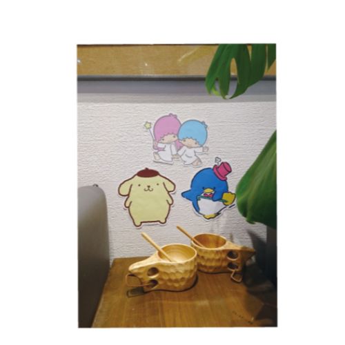パティ&ジミー ホーム デコ シール ダイカット ウォールステッカー サンリオ 壁DECO キャラクター グッズ メール便可