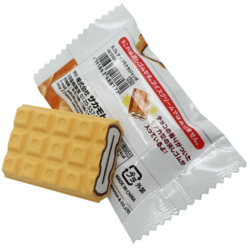 消しゴム チョコモナカジャンボ 袋入り パロディ ケシゴム チョコの香り おやつマーケット プチギフト 香り付き グッズ メール便可