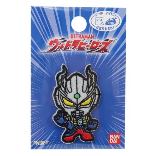 ウルトラヒーローズ ワッペン ミニ アイロン ワッペン ウルトラマンゼロ 2020年 新入学 新学期準備 男の子向け メール便可