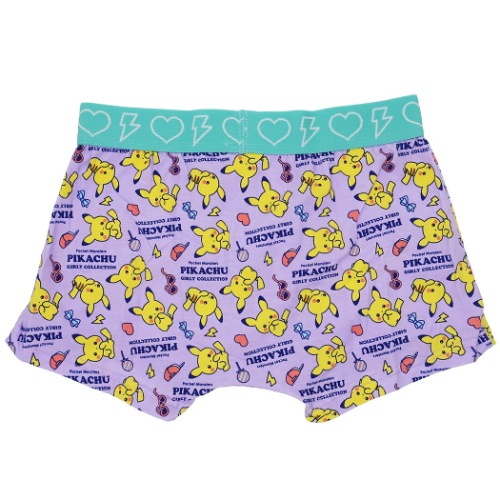 ポケモン ボクサーブリーフ 男女兼用 下着 ピカチュウ ガーリーコレクション いっぱい ポケットモンスター ギフト雑貨 メール便可