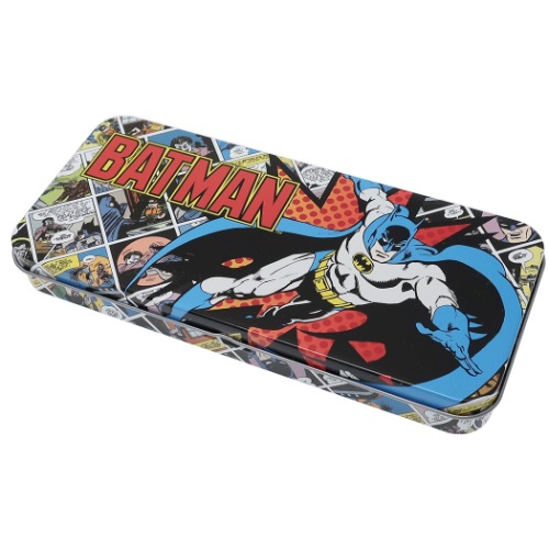 定価 バットマン 缶ペンケース キャラ カンペン コミック グッズ Dcコミック キャラクター 新学期準備雑貨