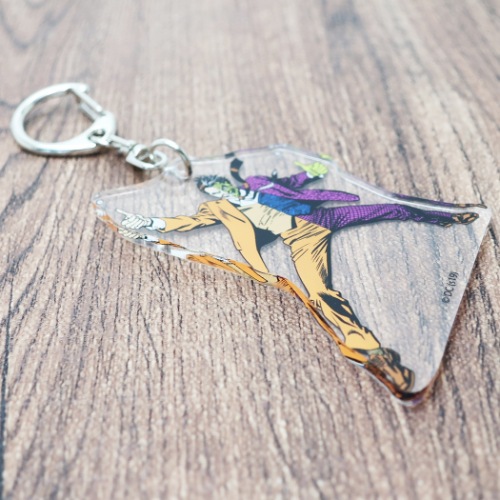 バットマン ダイカット アクリルキーホルダー キーリング トゥーフェイス DCコミック バッグチャーム キャラクター グッズ メール便可