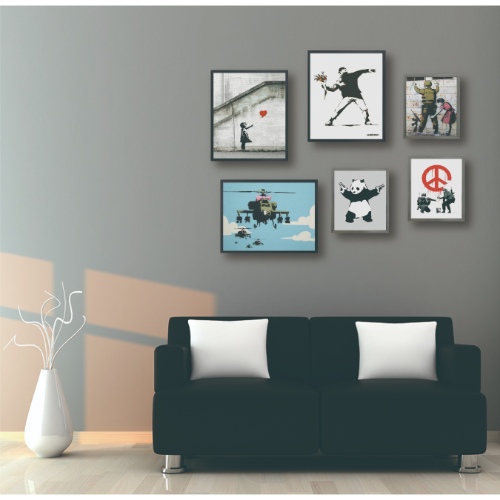 バンクシー アートフレーム Banksy Red Balloon IBA-61736 額付き インテリア 取寄品 送料無料