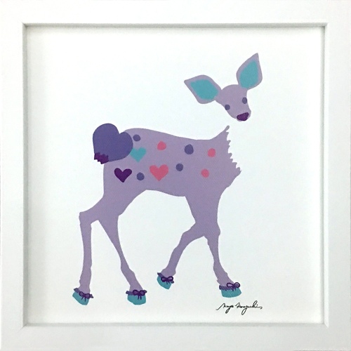 ホラグチ カヨ 動物 Kayo Horaguchi Dear ZKH-52557 ギフト 額付き インテリア 取寄品