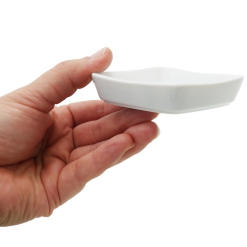 ミッフィー 小皿 絵柄が浮き出る 醤油皿 おすまし ディックブルーナ 7.5×7.5cm 絵本キャラクター グッズ