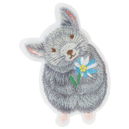 ワッペン チンチラ アイロン パッチ アニマル 手芸用品 可愛い グッズ メール便可