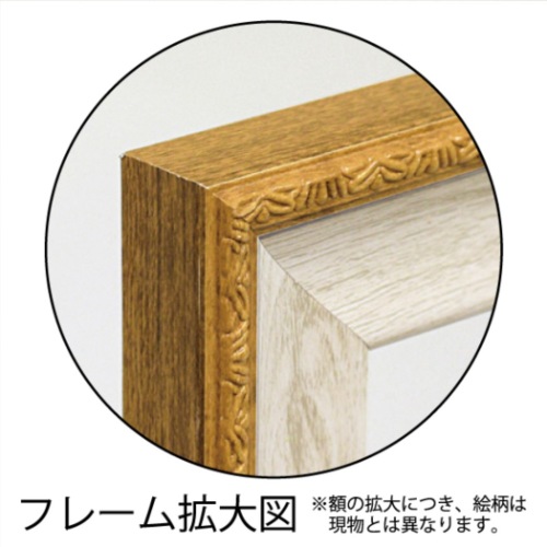 ファリダ・ザマン 動物画 八角 ミニゲル アートフレーム トゥッティ フルッティ6 FZ-02553 鳥 ギフト 額付きポスター インテリア 取寄品