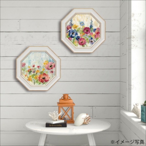 シルビア・ヴァシレヴァ フラワー アート 八角 ミニゲル アートフレーム サンシャイン フィールド フラワー SV-02556 取寄品