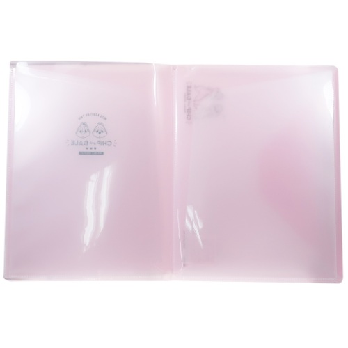 チップ＆デール ファイル ポケット付き ハードカバー 6P クリアファイル シンプルシリーズ ディズニー 新学期準備雑貨 