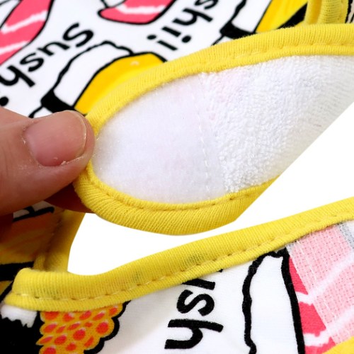 コットン スタイ SUSHI ベビー ビブ おえかきシリーズ 赤ちゃんエプロン プレゼント グッズ メール便可