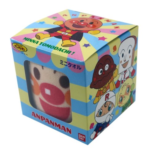 アンパンマン ミニタオル ハンカチタオル ギフトBOX アンパンマン チーム 25×25cm アニメキャラクター グッズ