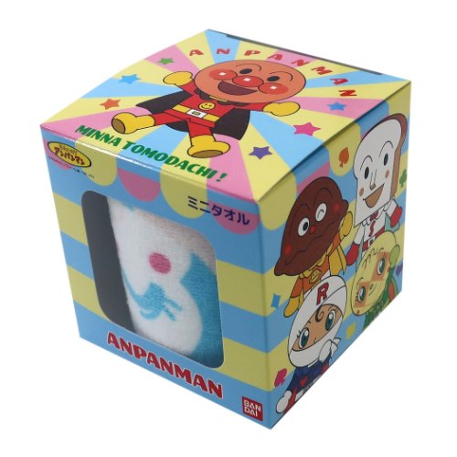 アンパンマン ミニタオル ハンカチタオル ギフトBOX ドキンちゃん チーム 25×25cm アニメキャラクター グッズ
