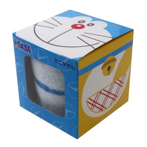 ドラえもん ミニタオル ハンカチタオル ギフトBOX 四次元ポケット 25×25cm アニメキャラクター グッズ