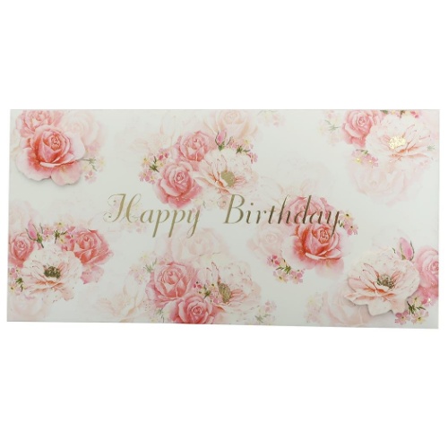 熨斗袋 FLOWER ギフト 金封 HAPPY BURTHDAY 大人可愛い ご祝儀袋 グッズ メール便可