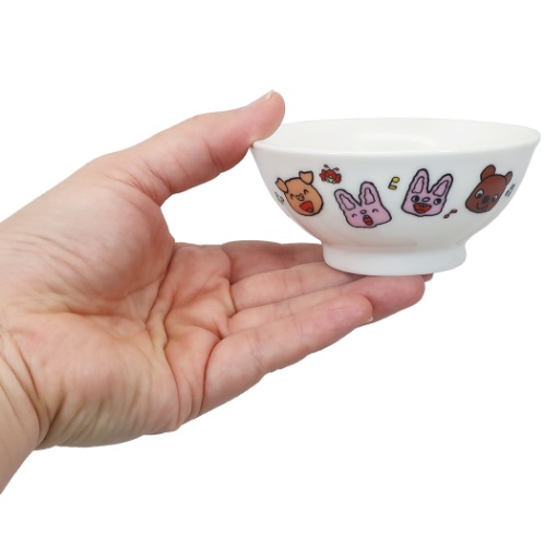 ノンタン こども 茶碗 キッズ食器 絵本キャラクター グッズ