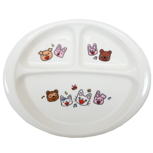 ノンタン こども ランチ皿 キッズ食器 絵本キャラクター グッズ