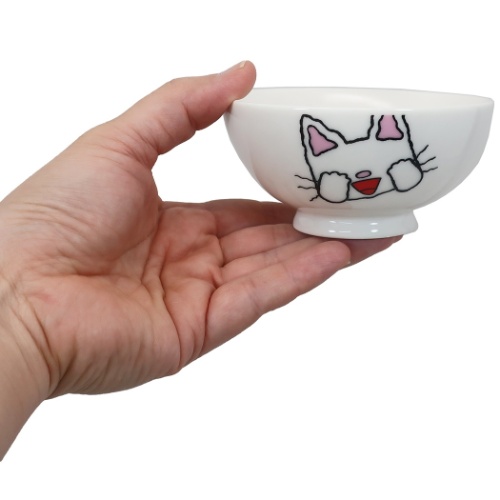 ノンタン お茶碗 磁器製 茶碗 M フェイス 絵本キャラクター グッズ