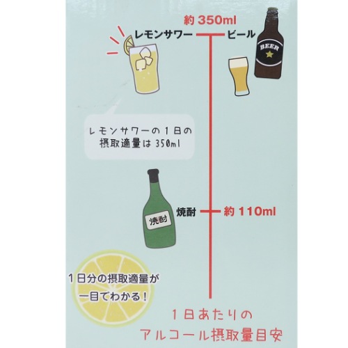 ビールグラス ビアジョッキ 新アルコール摂取適量ジョッキ プレゼント グッズ
