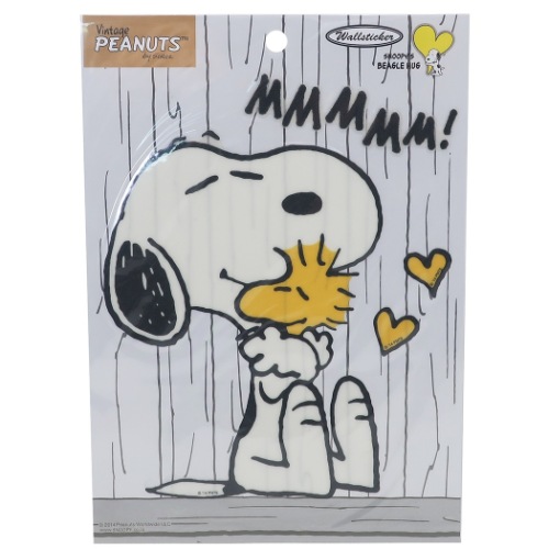スヌーピー ホーム デコシール A5 ウォールステッカー グッズ メール便可 キャラクター ビーグルハグ Sale開催中 ピーナッツ