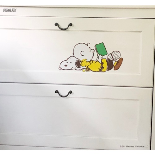 スヌーピー ビッグ ホーム デコシール ウォール デコステッカー SNOOPY3種 ピーナッツ キャラクター グッズ