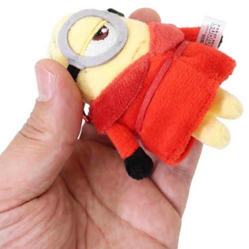 ミニオンズフィーバー ミニ ぬいぐるみ ボールチェーン マスコット ナイトウェア スチュアート ユニバーサル映画 キャラクター グッズ