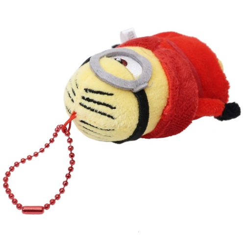 ミニオンズフィーバー ミニ ぬいぐるみ ボールチェーン マスコット ナイトウェア スチュアート ユニバーサル映画 キャラクター グッズ