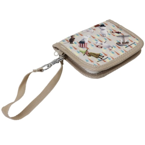 ムーミン 子供用財布 ストラップ付き キッズウォレット ムーミン谷のなかまたち 北欧 キャラクター グッズ メール便可