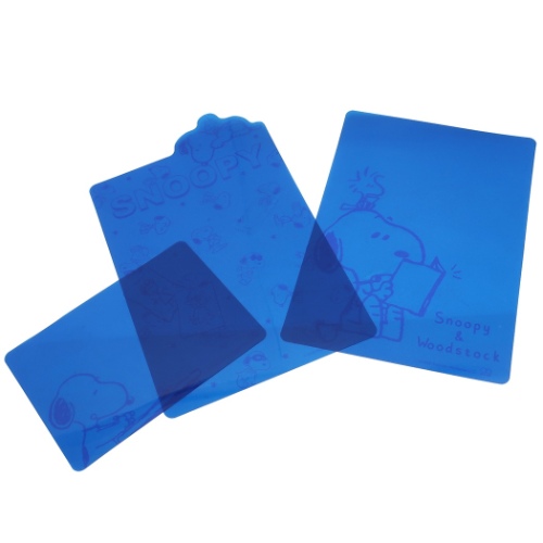 スヌーピー 暗記シート B6 シート 2枚 & B7 シートセット テスト ブルー ピーナッツ キャラクター グッズ メール便可