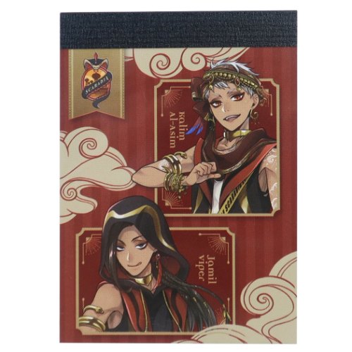 ツイステッドワンダーランド メモ帳 ミニ ミニメモ スカラビア ディズニー キャラクター グッズ メール便可