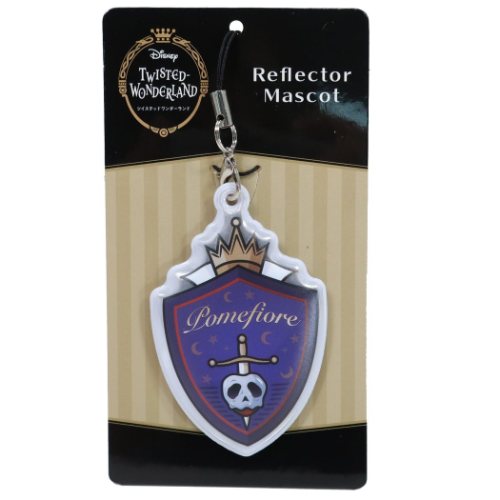 ツイステッドワンダーランド リフレクター ストラップ 反射 マスコット ポムフィオーレ ディズニー キャラクター グッズ メール便可