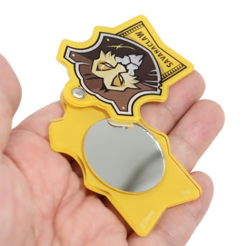 ツイステッドワンダーランド コンパクト スライド ミラー スマホ用 鏡 サバナクロー寮 ディズニー キャラクター グッズ メール便可